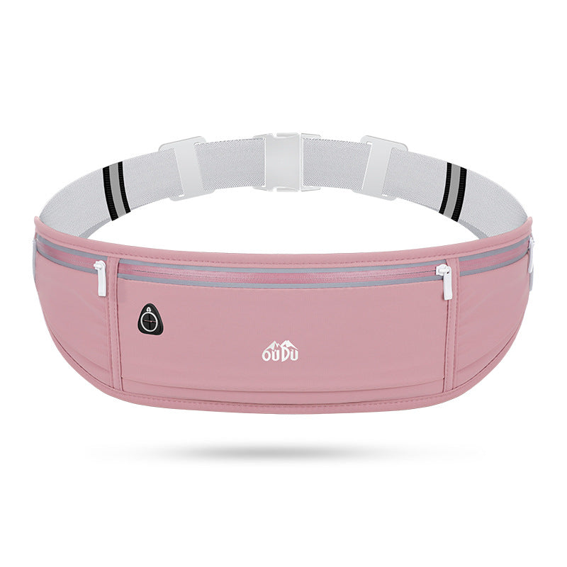 "Outdoor Sports Waist Pack, Large Capacity Waterproof Mobile Phone Pouch, Unisex Running Fitness Elastic Waist Bag"